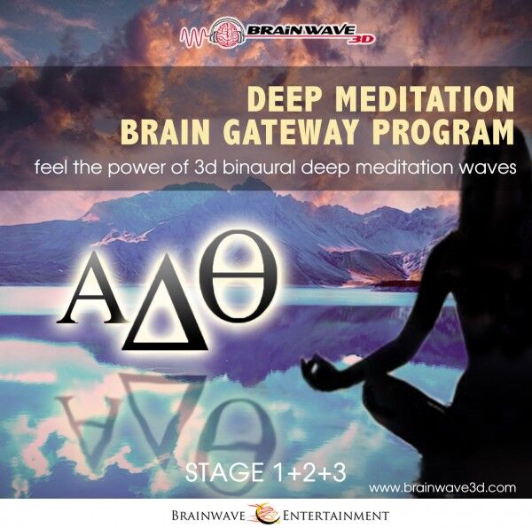 Tiefenmeditation gateway programm Meditation mit Frequenzen und binauralen Beats alpha theta delta